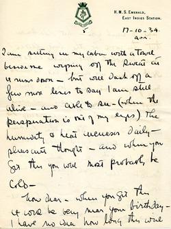 Letter from Willard to his Mother 15-10-34 - Part 9